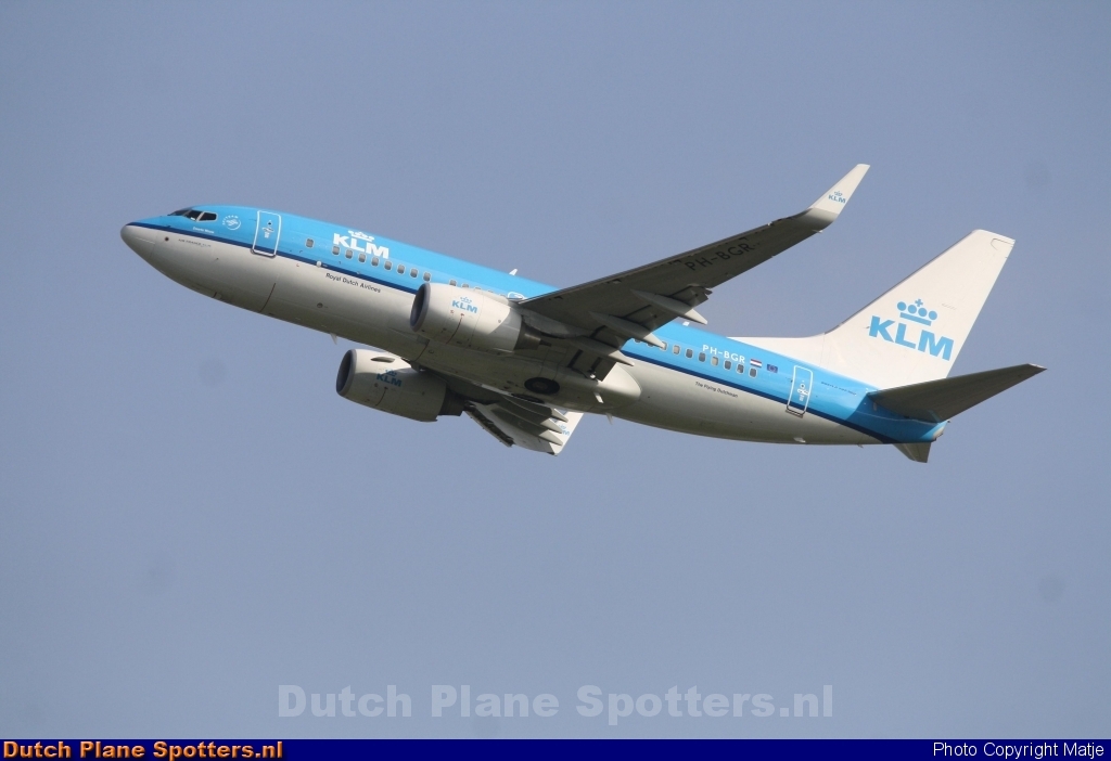 PH-BGR Boeing 737-700 KLM Royal Dutch Airlines by Matje
