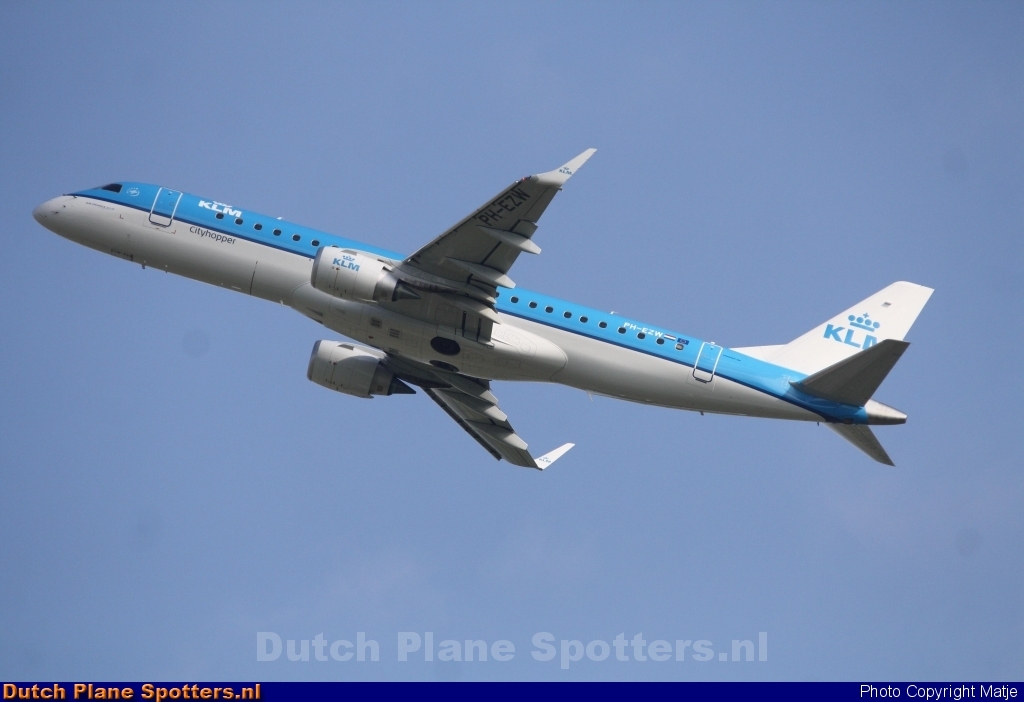 PH-EZW Embraer 190 KLM Cityhopper by Matje
