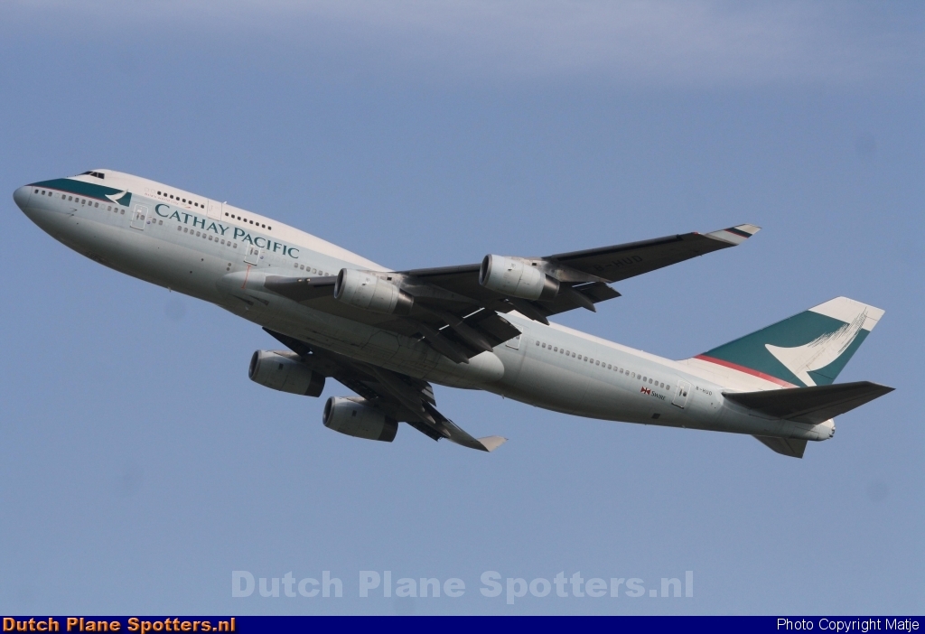 B-HUD Boeing 747-400 Cathay Pacific by Matje