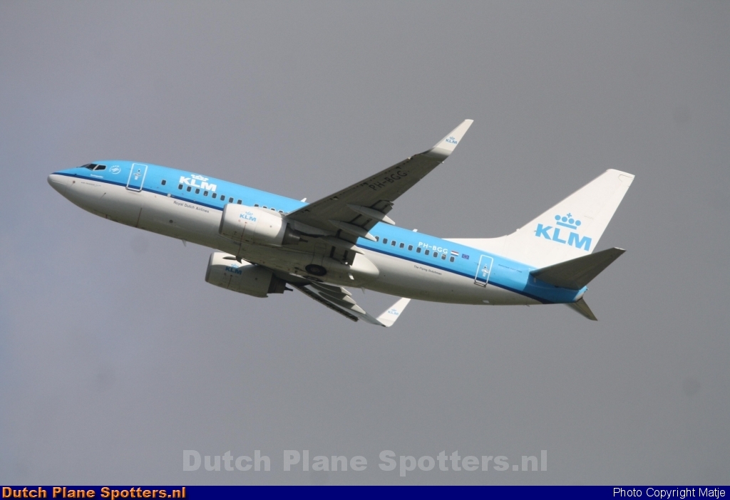 PH-BGG Boeing 737-700 KLM Royal Dutch Airlines by Matje