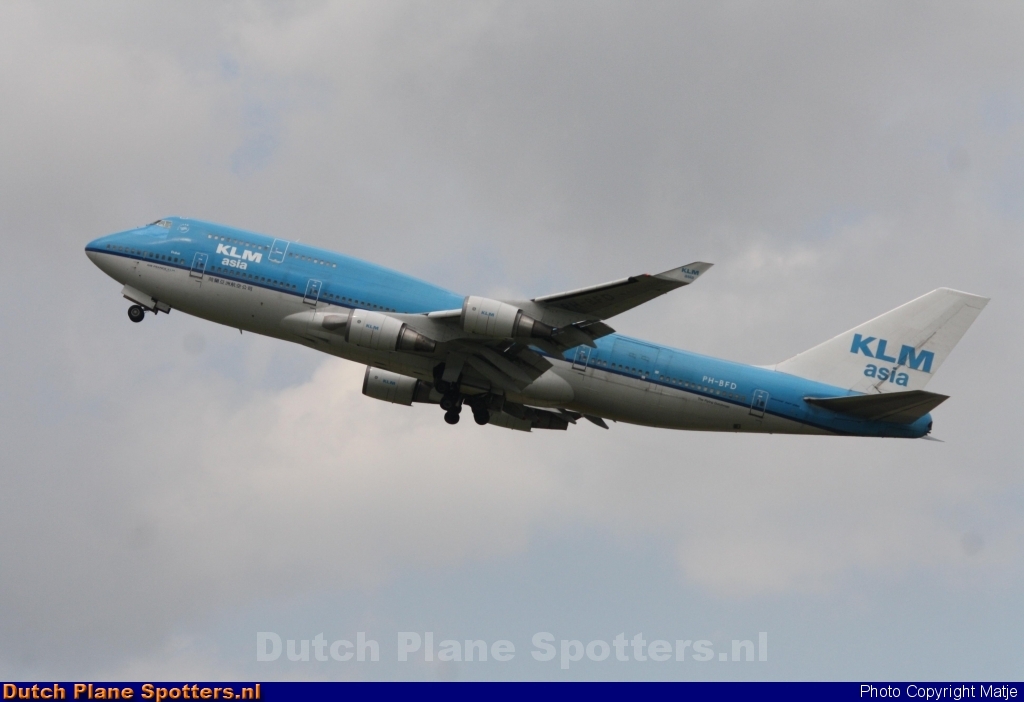 PH-BFD Boeing 747-400 KLM Asia by Matje