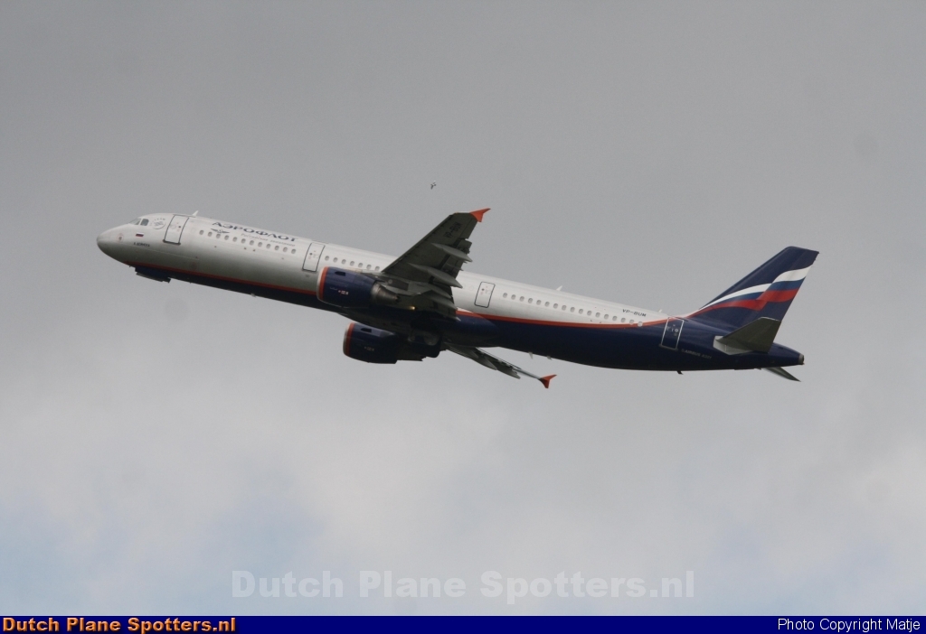 VP-BUM Airbus A321 Aeroflot - Russian Airlines by Matje