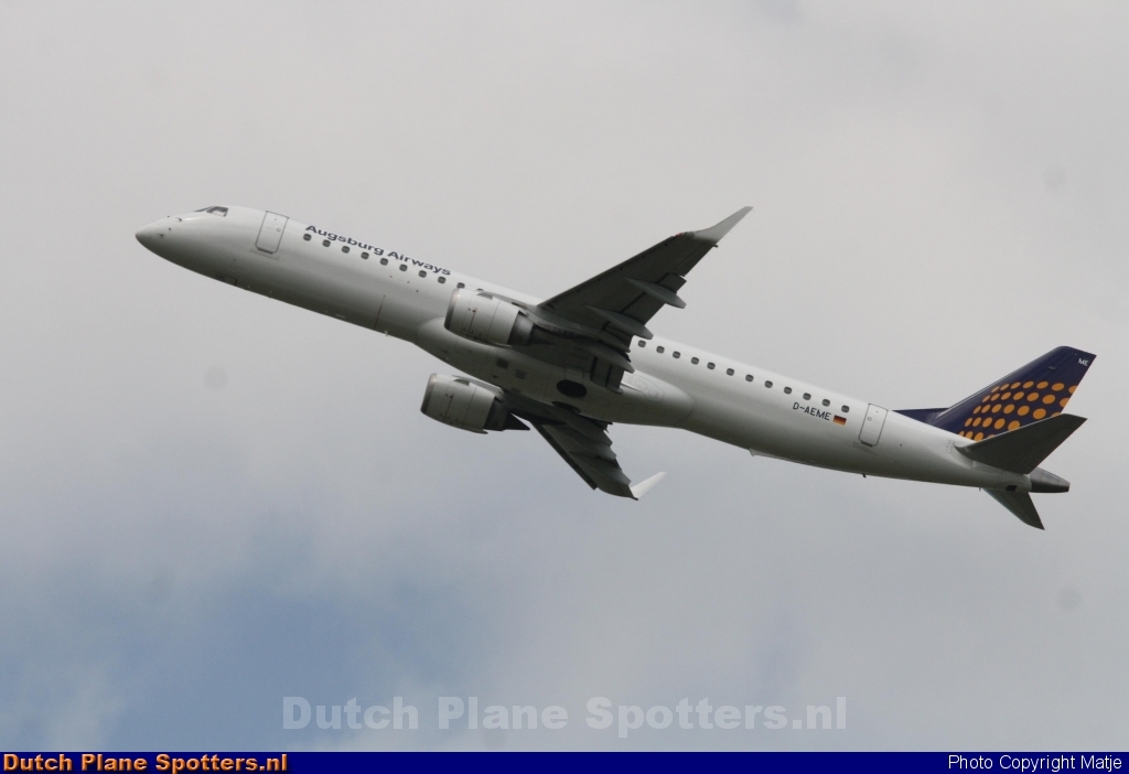 D-AEME Embraer 195 Augsburg Airways by Matje