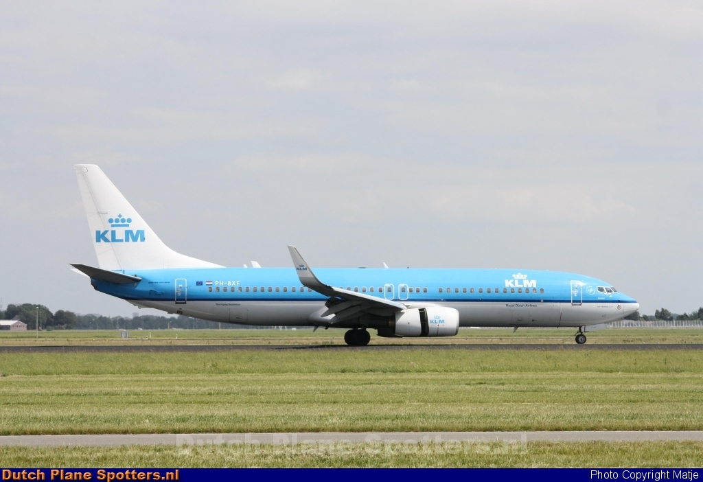 PH-BXF Boeing 737-800 KLM Royal Dutch Airlines by Matje