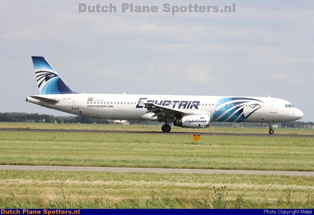 SU-GBV Airbus A321 Egypt Air by Matje