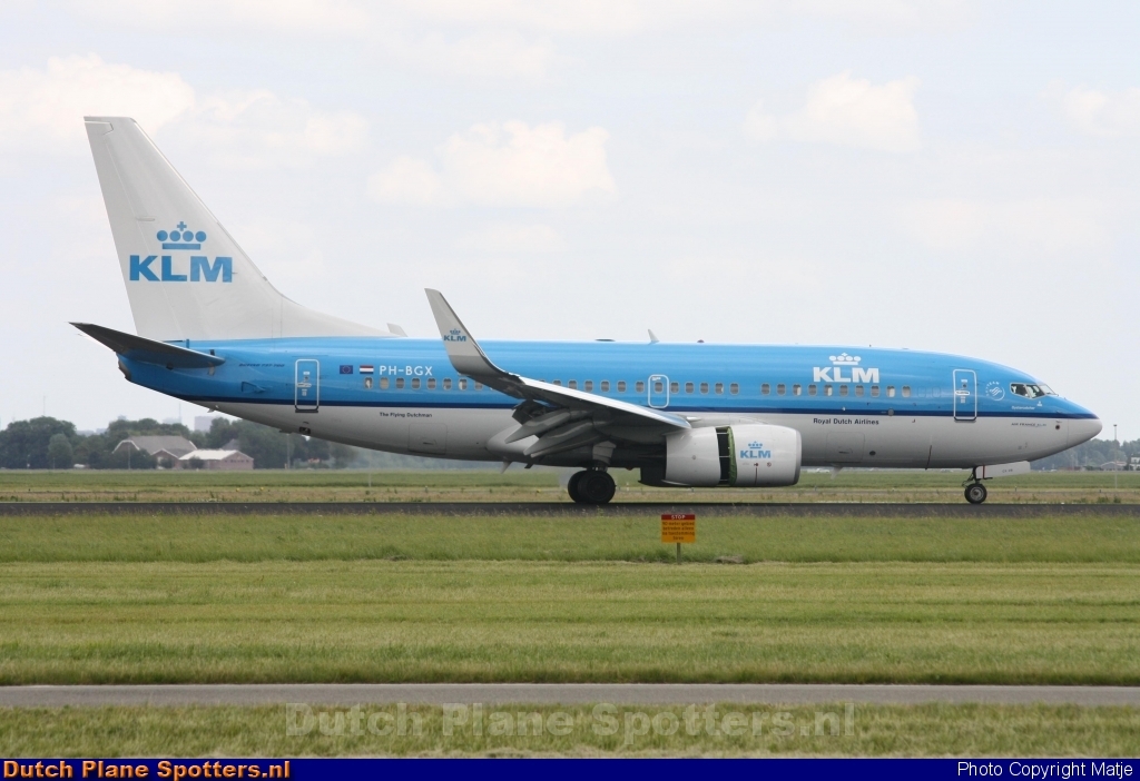 PH-BGX Boeing 737-700 KLM Royal Dutch Airlines by Matje