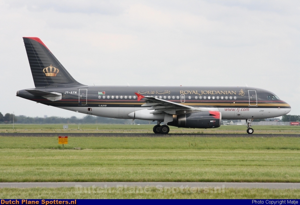 JY-AYN Airbus A319 Royal Jordanian Airlines by Matje