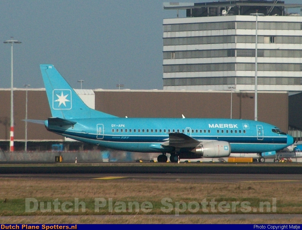 OY-APK Boeing 737-500 Maersk Air by Matje