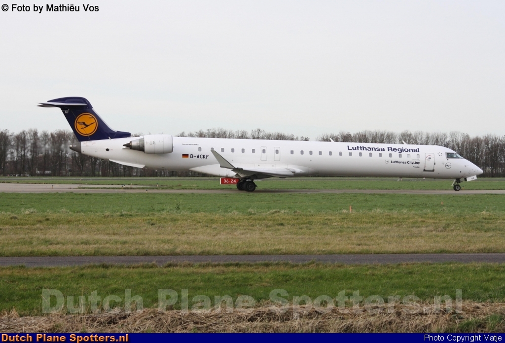 D-ACKF Bombardier Canadair CRJ900 CityLine (Lufthansa Regional) by Matje