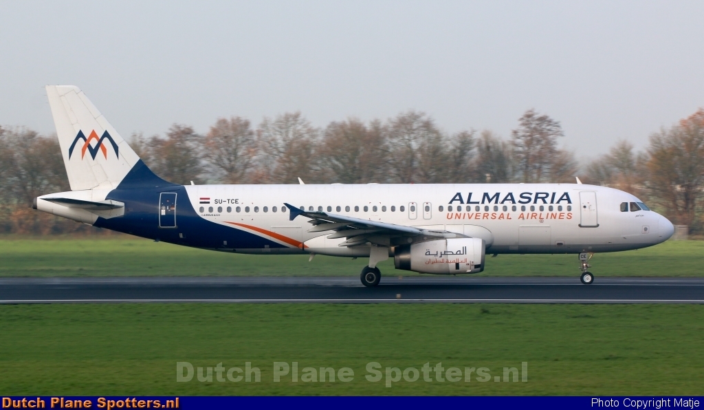 SU-TCE Airbus A320 Almasria Universal Airlines by Matje