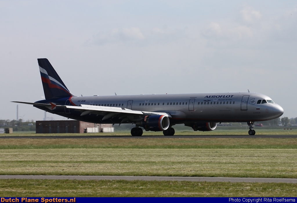 VQ-BHM Airbus A321 Aeroflot - Russian Airlines by Rita Roelfsema