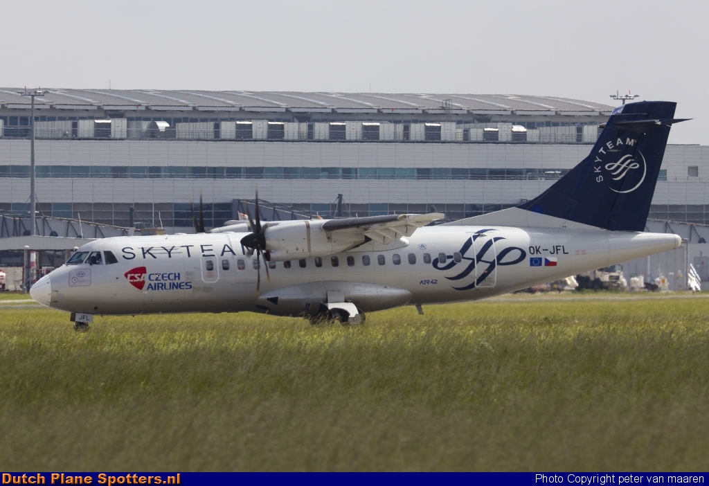 OK-JFL ATR 42 CSA Czech Airlines by peter van maaren