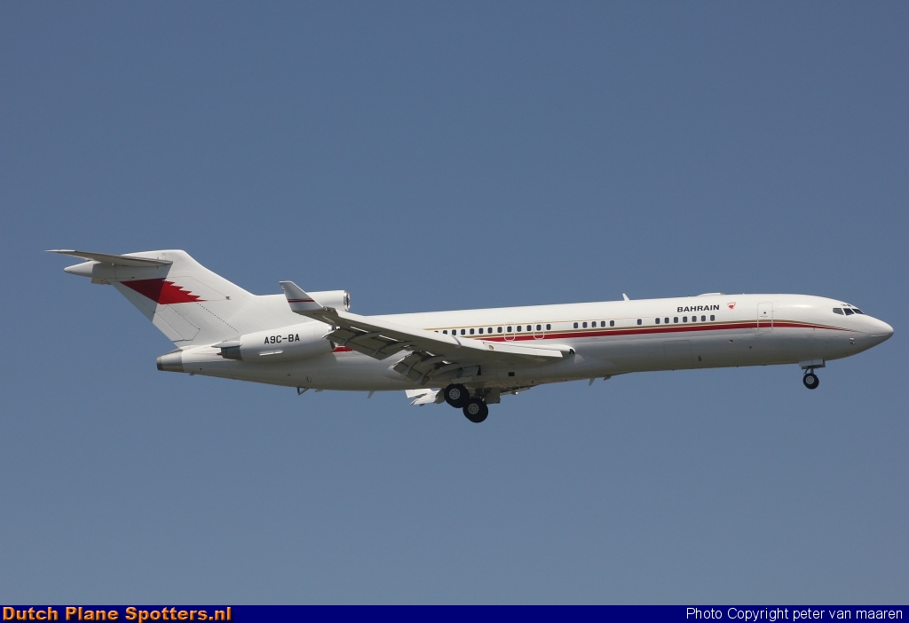 A9C-BA Boeing 727-200 Bahrain Royal Flight by peter van maaren