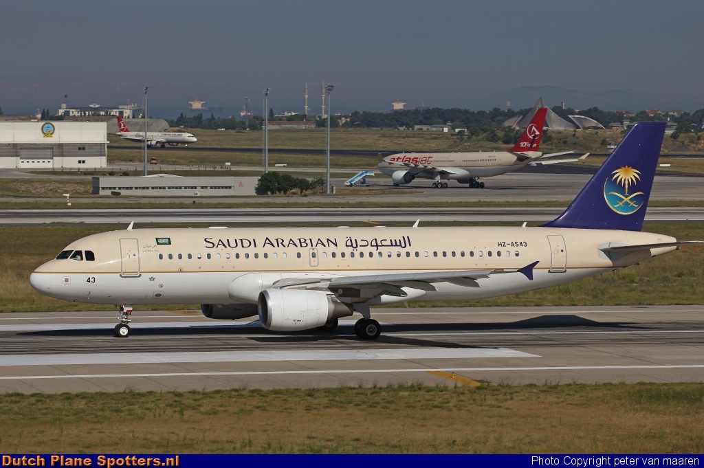 HZ-AS43 Airbus A320 Saudi Arabian Airlines by peter van maaren