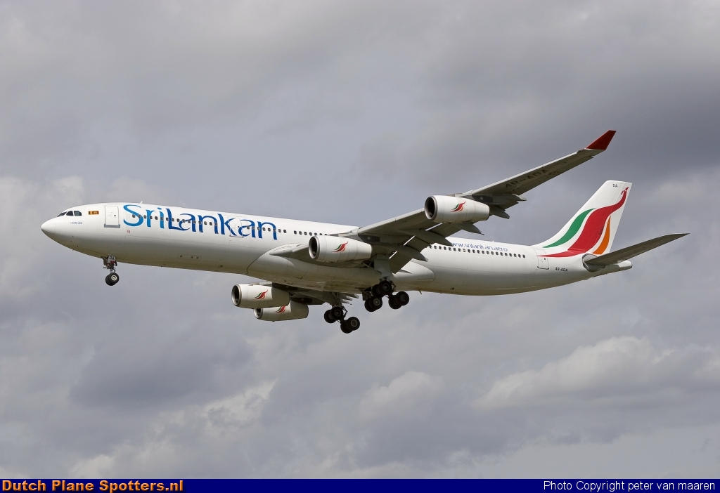 4R-ADA Airbus A330-300 SriLankan Airlines by peter van maaren