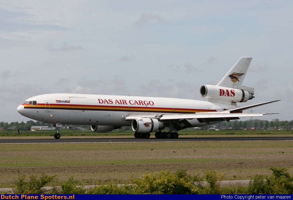 5X-JCR McDonnell Douglas DC-10 DAS Air Cargo by peter van maaren