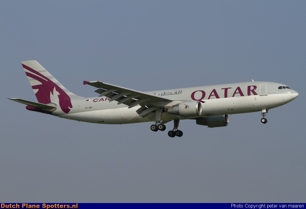 A7-ABY Airbus A300 Qatar Airways Cargo by peter van maaren