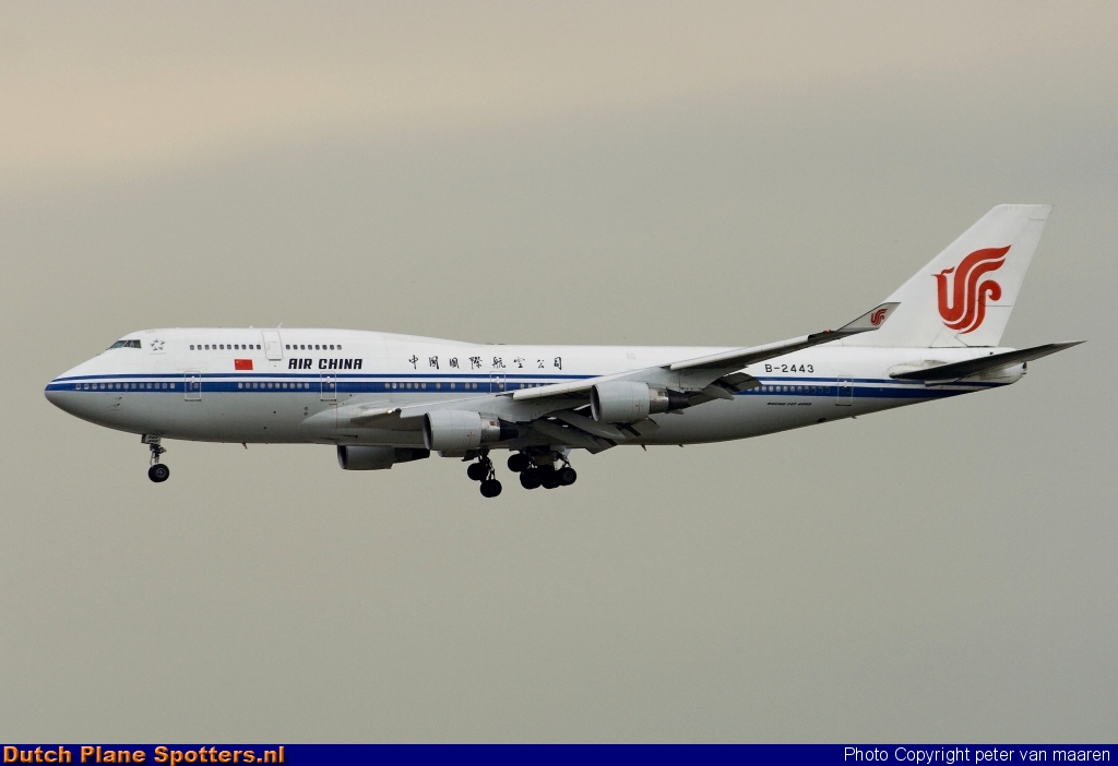 B-2443 Boeing 747-400 Air China by peter van maaren