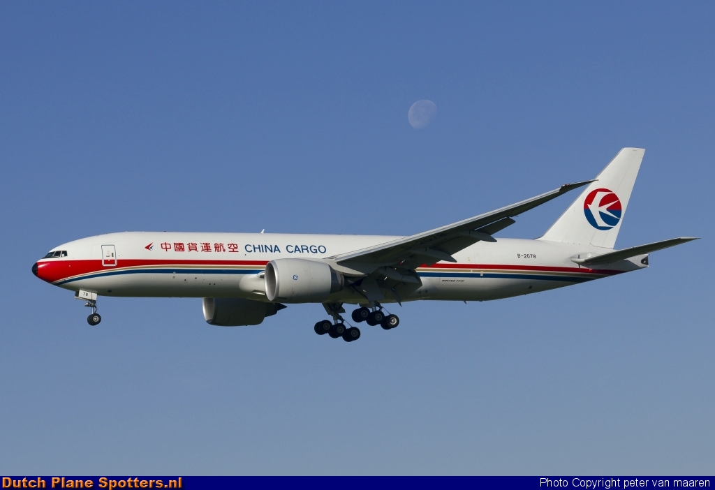 B-2078 Boeing 777-F China Cargo Airlines by peter van maaren