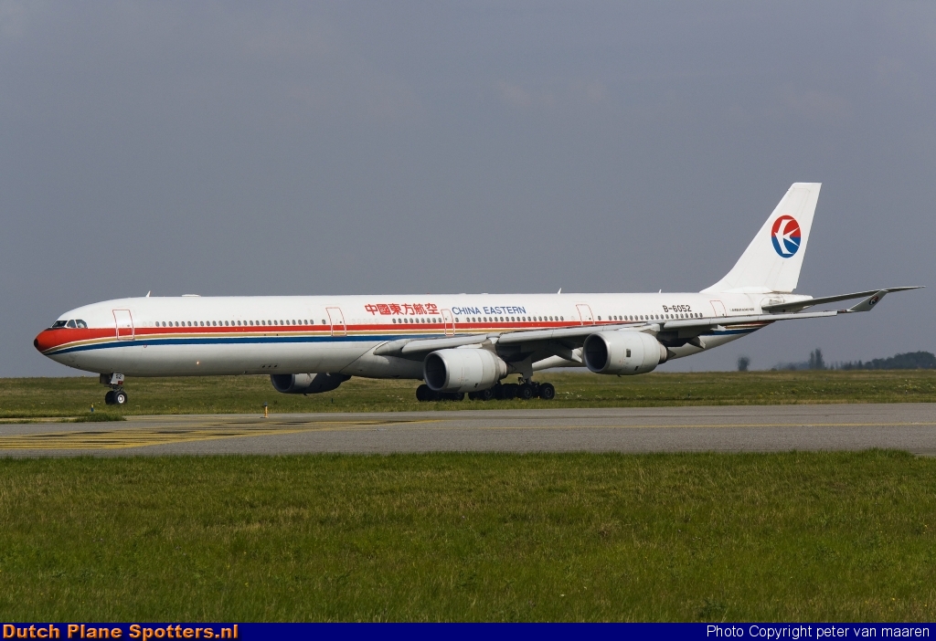 B6052 Airbus A340-600 China Eastern Airlines by peter van maaren