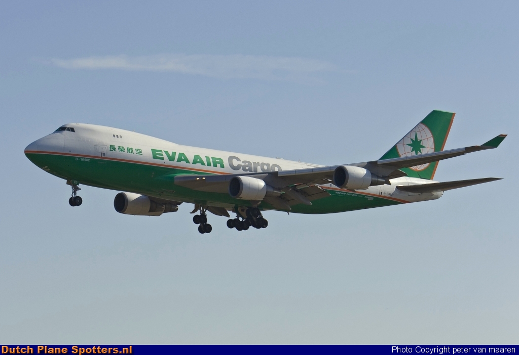 B-16482 Boeing 747-400 Eva Air Cargo by peter van maaren