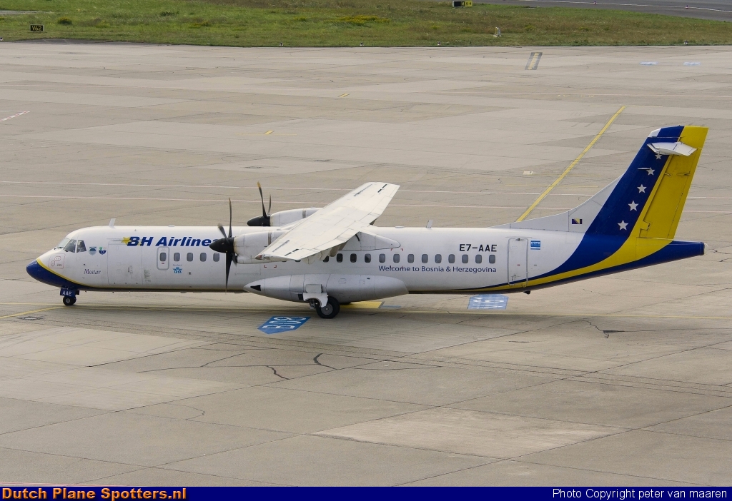 E7-AAE ATR 72 BH Airlines by peter van maaren