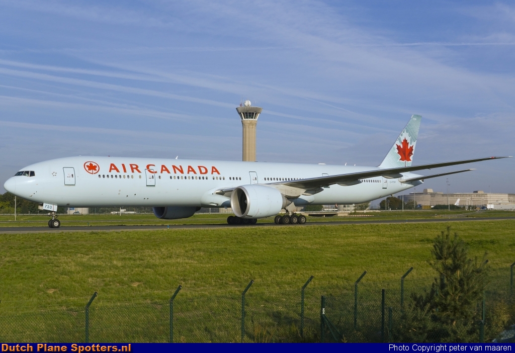 C-FITW Boeing 777-300 Air Canada by peter van maaren