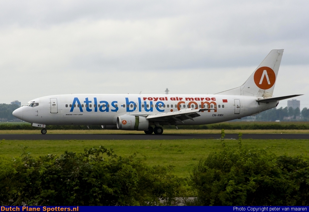 CN-RMX Boeing 737-400 Atlas Blue by peter van maaren