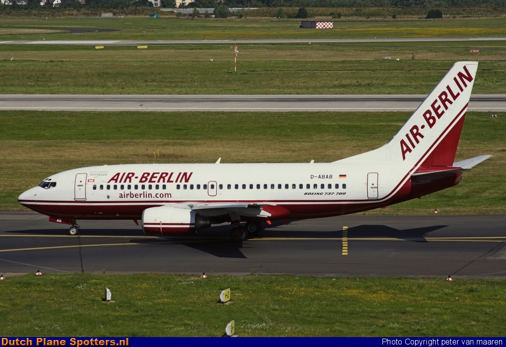 D-ABAB Boeing 737-700 Air Berlin by peter van maaren