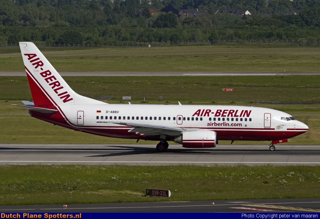 D-ABBV Boeing 737-700 Air Berlin by peter van maaren