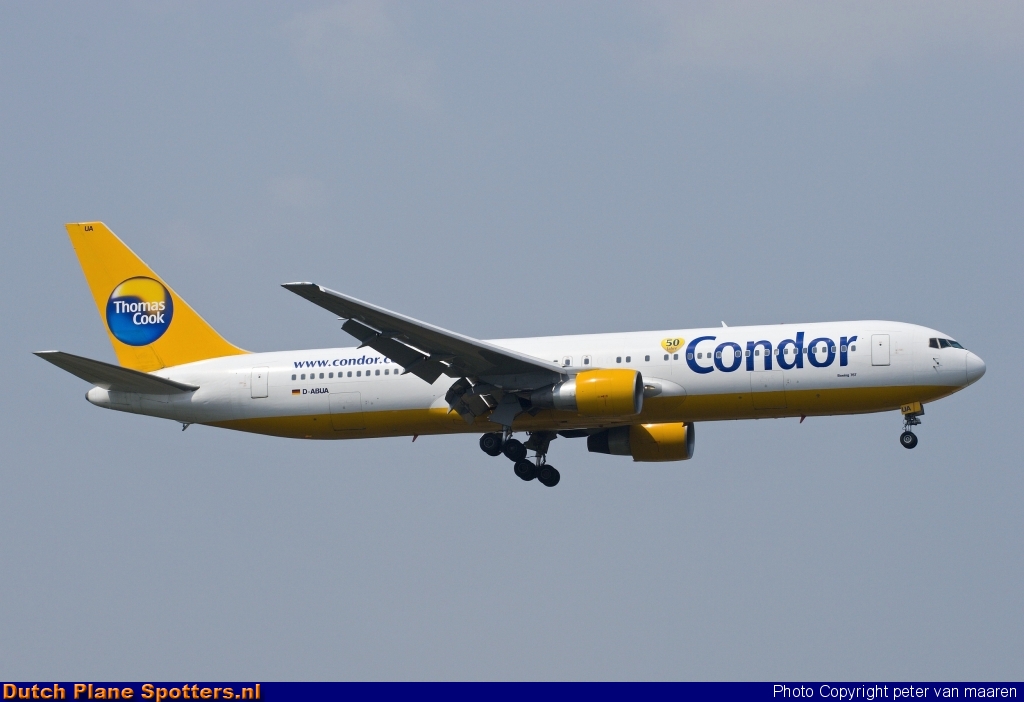 D-ABUA Boeing 767-300 Condor (Thomas Cook) by peter van maaren