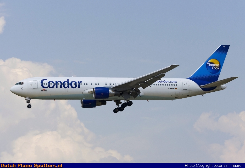 D-ABUB Boeing 767-300 Condor (Thomas Cook) by peter van maaren