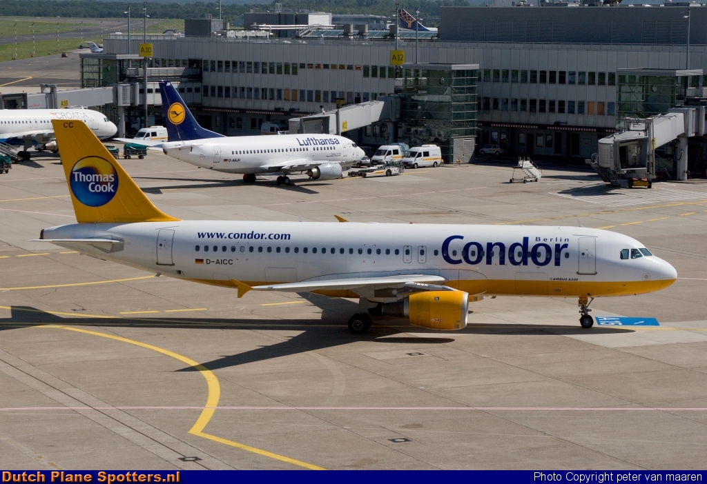 D-AICC Airbus A320 Condor (Thomas Cook) by peter van maaren