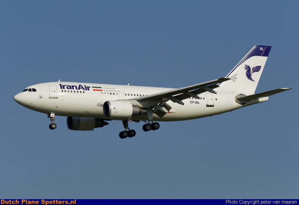 EP-IBL Airbus A310 Iran Air by peter van maaren