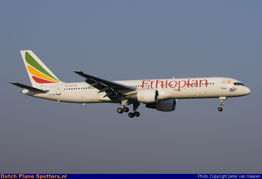 ET-ALY Boeing 757-200 Ethiopian Airlines by peter van maaren