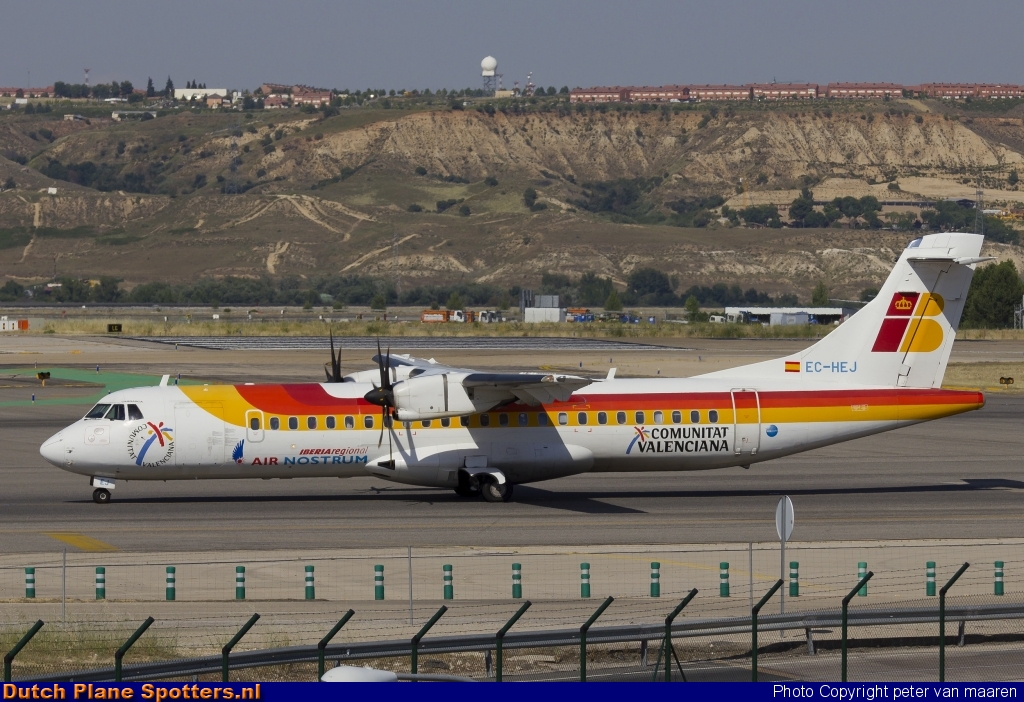 EC-HEJ ATR 72 Air Nostrum (Iberia Regional) by peter van maaren
