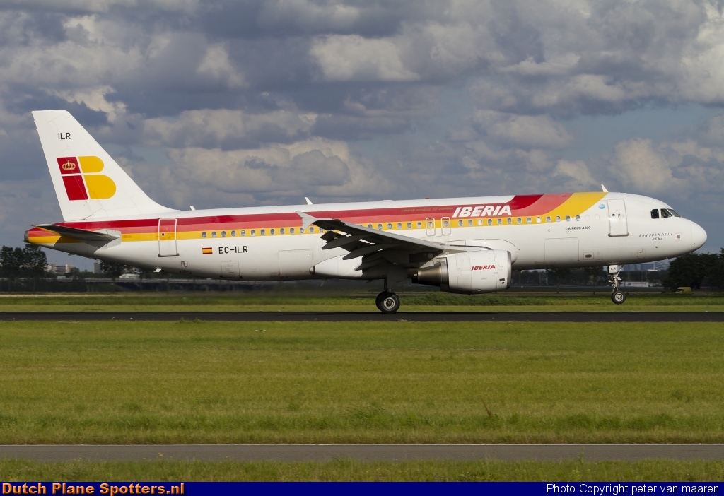 EC-ILR Airbus A320 Iberia by peter van maaren