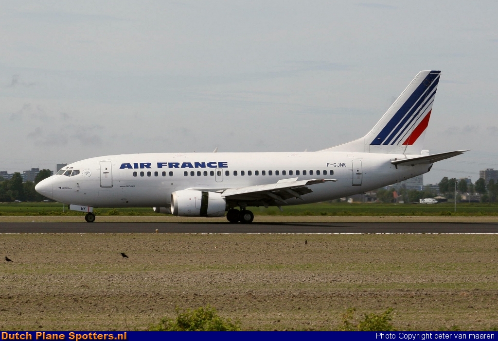 F-GJNK Boeing 737-500 Air France by peter van maaren