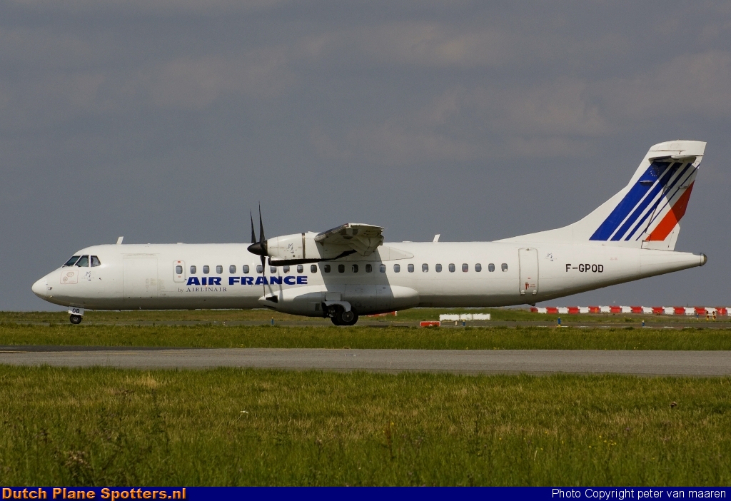 F-GPOD ATR 72 Airlinair (Air France) by peter van maaren