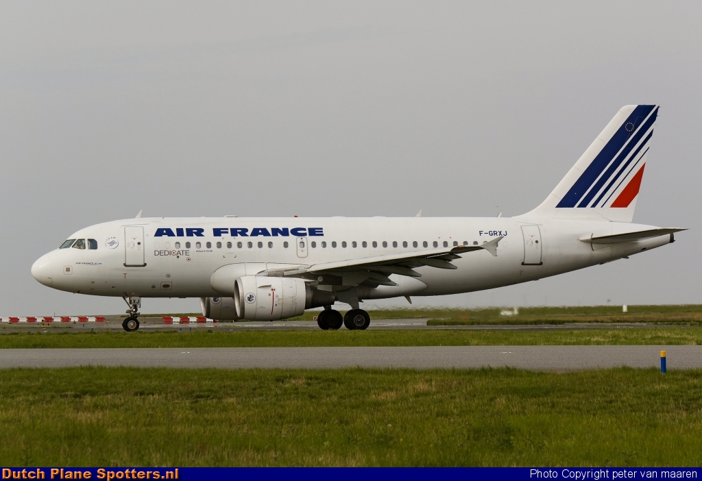 F-GRXJ Airbus A319 Air France by peter van maaren