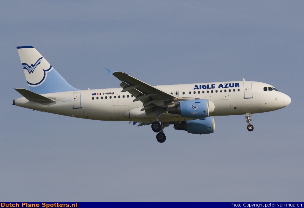 F-HBAL Airbus A319 Aigle Azur by peter van maaren