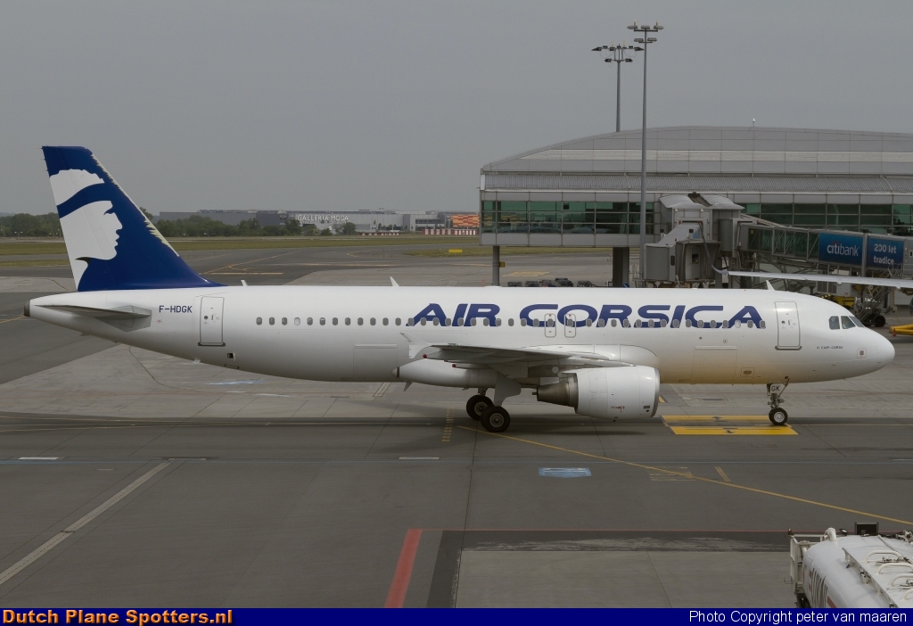 F-HDGK Airbus A320 Air Corsica by peter van maaren