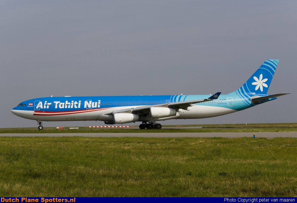 F-OJGF Airbus A340-300 Air Tahiti Nui by peter van maaren