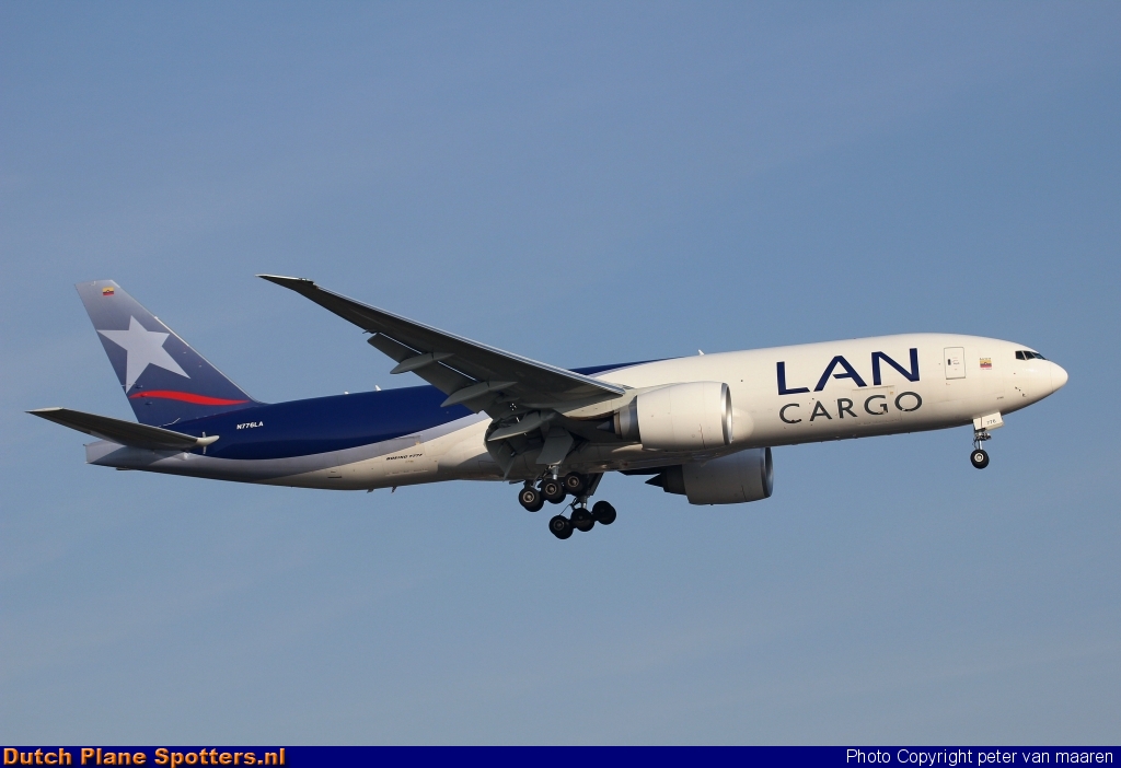 N776LA Boeing 777-F LAN Cargo by peter van maaren