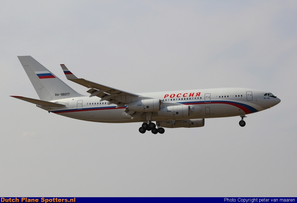 RA-96017 Ilyushin Il-96 Rossiya State Transport by peter van maaren