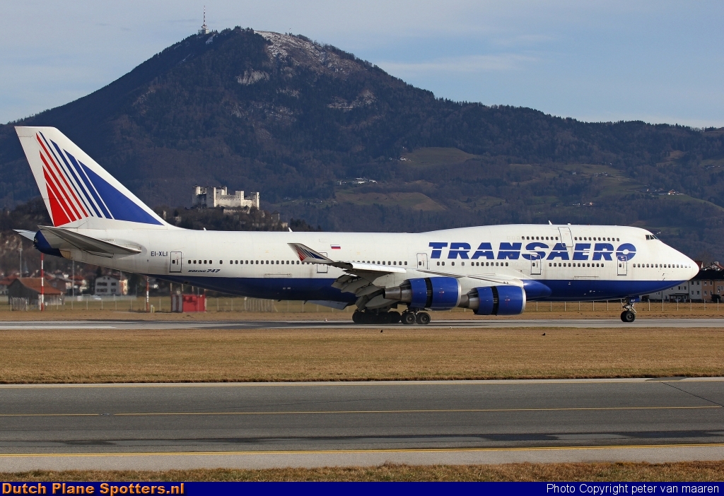 EI-XLI Boeing 747-400 Transaero by peter van maaren