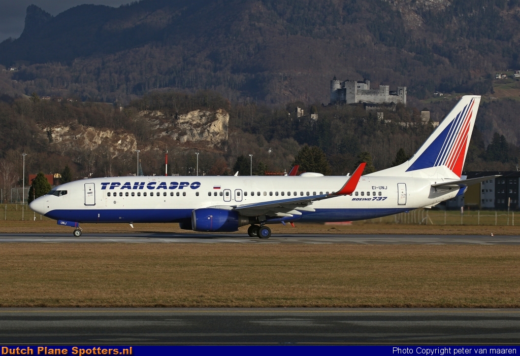 EI-UNJ Boeing 737-800 Transaero by peter van maaren