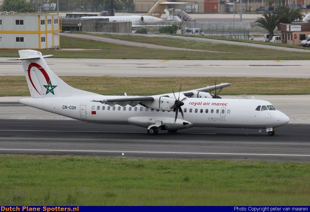CN-COH ATR 72 Royal Air Maroc by peter van maaren