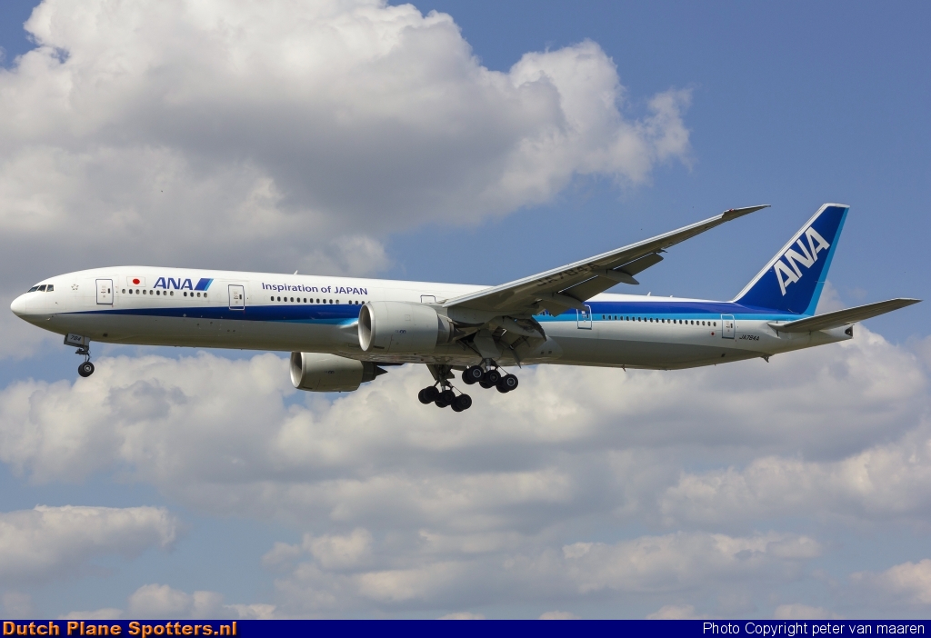 JA784A Boeing 777-300 All Nippon Airlines by peter van maaren
