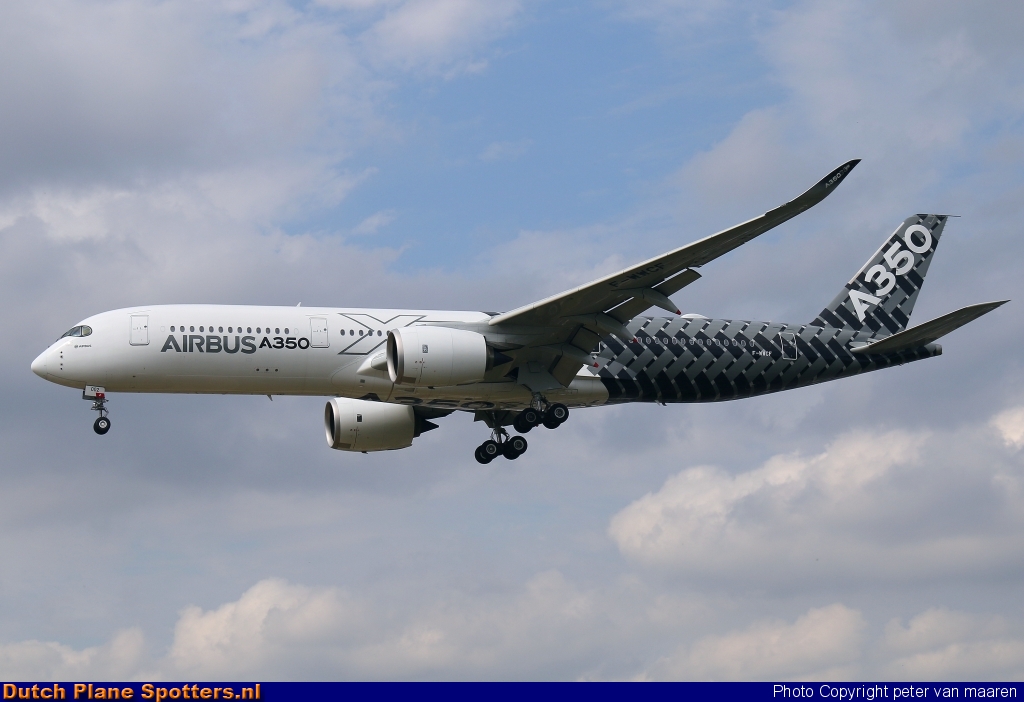 F-WWCF Airbus A350-900 Airbus Industrie by peter van maaren
